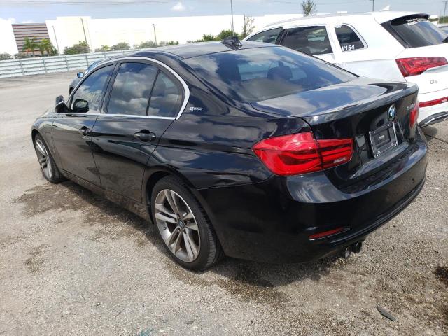 WBA8E1C59JA756906 - 2018 BMW 330E BLACK photo 2