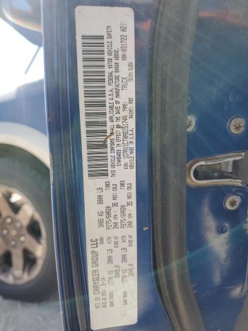 1D7RV1CT0AS151744 - 2010 DODGE RAM 1500 BLUE photo 12