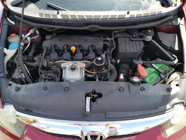 19XFA1F60BE013754 - 2011 HONDA CIVIC LX-S Bordeaux photo 11