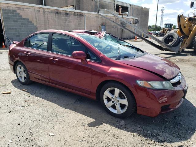 19XFA1F60BE013754 - 2011 HONDA CIVIC LX-S Bordeaux photo 4