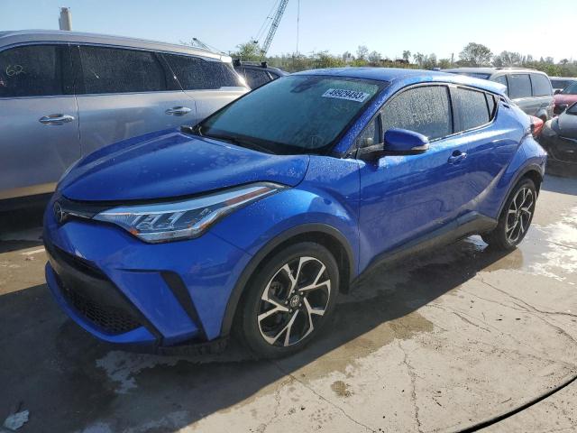 JTNKHMBX3L1080102 - 2020 TOYOTA C-HR XLE BLUE photo 1