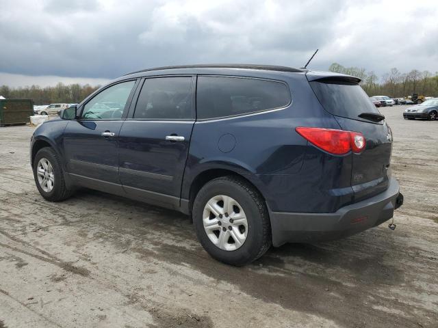 1GNKREED0BJ152095 - 2011 CHEVROLET TRAVERSE LS BLUE photo 2