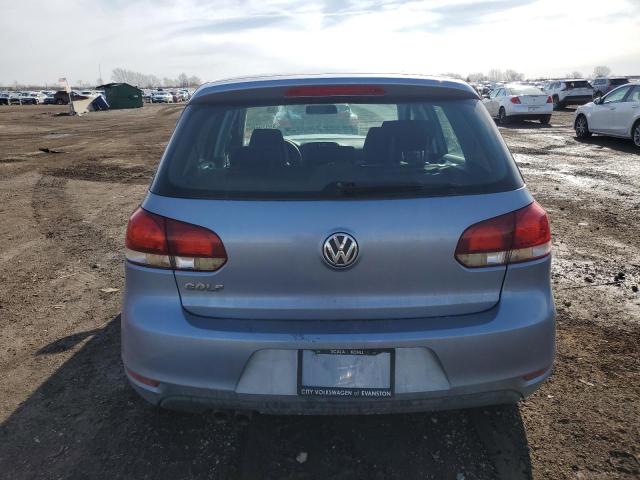 WVWDA7AJ6AW395525 - 2010 VOLKSWAGEN GOLF BLUE photo 6