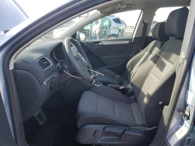 WVWDA7AJ6AW395525 - 2010 VOLKSWAGEN GOLF BLUE photo 7
