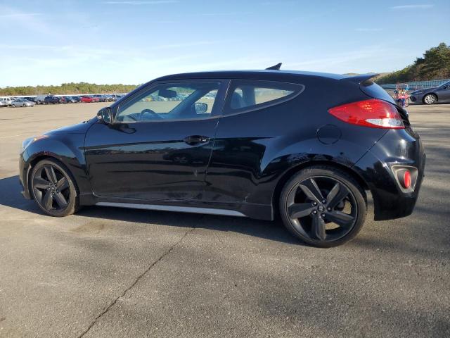 KMHTC6AE2DU118353 - 2013 HYUNDAI VELOSTER TURBO BLACK photo 2