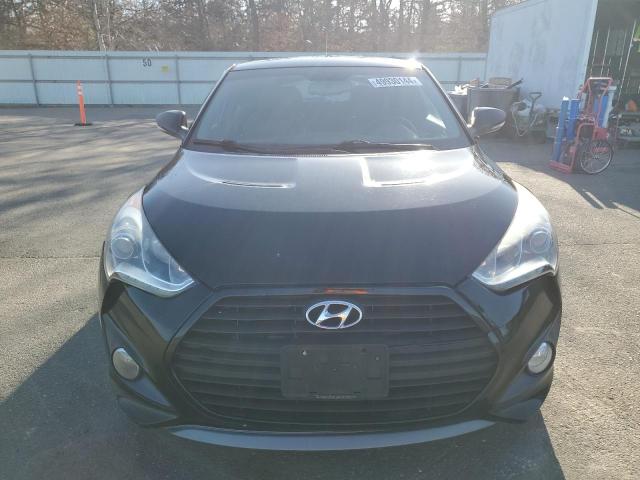 KMHTC6AE2DU118353 - 2013 HYUNDAI VELOSTER TURBO BLACK photo 5