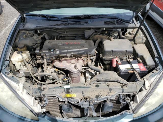 4T1BE32K85U072103 - 2005 TOYOTA CAMRY LE GREEN photo 11