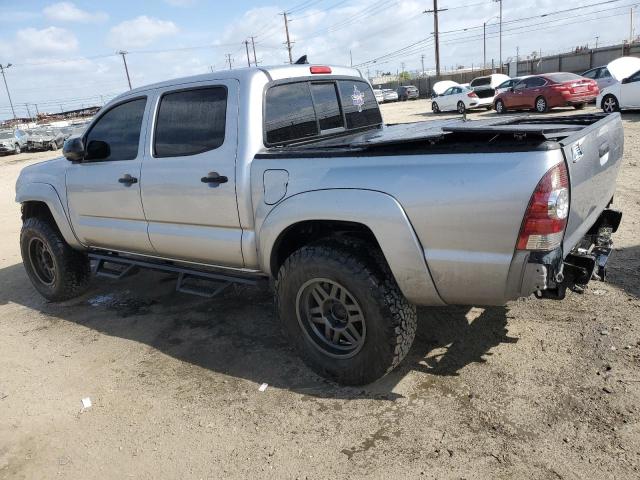 5TFJU4GN9EX053439 - 2014 TOYOTA TACOMA DOUBLE CAB PRERUNNER SILVER photo 2