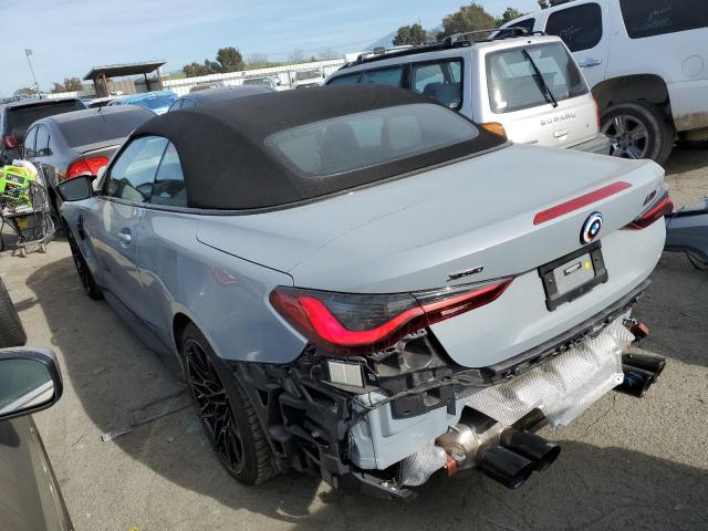 WBS33BA00PCM02245 - 2023 BMW M4 COMPETITION GRAY photo 2