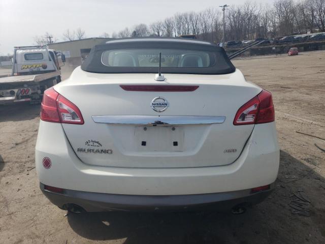 JN8AZ1FY9EW301498 - 2014 NISSAN MURANO CROSSCABRIOLET WHITE photo 6