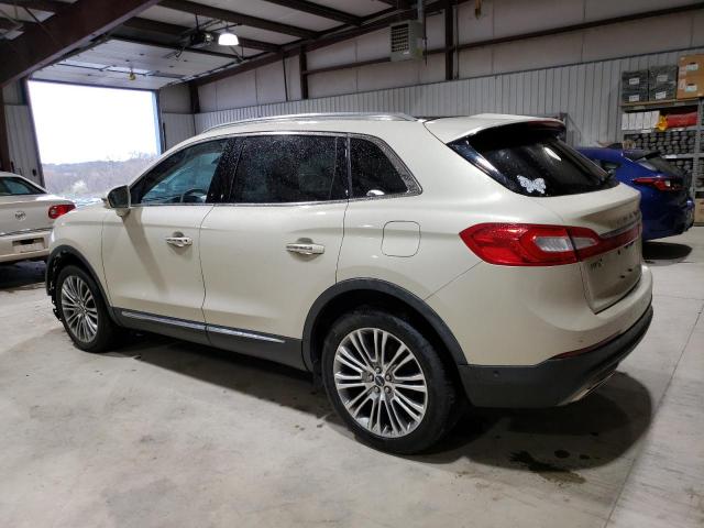 2LMTJ8LRXGBL44320 - 2016 LINCOLN MKX RESERVE Bej foto 2