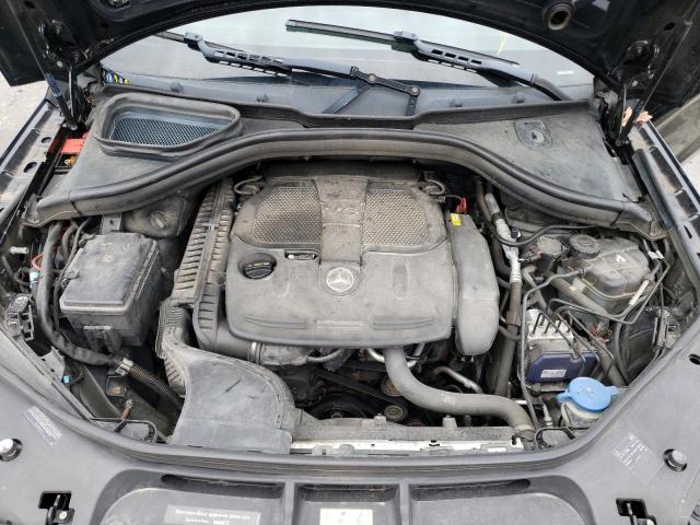 4JGDA5HBXEA366482 - 2014 MERCEDES-BENZ ML 350 4MATIC BLACK photo 12