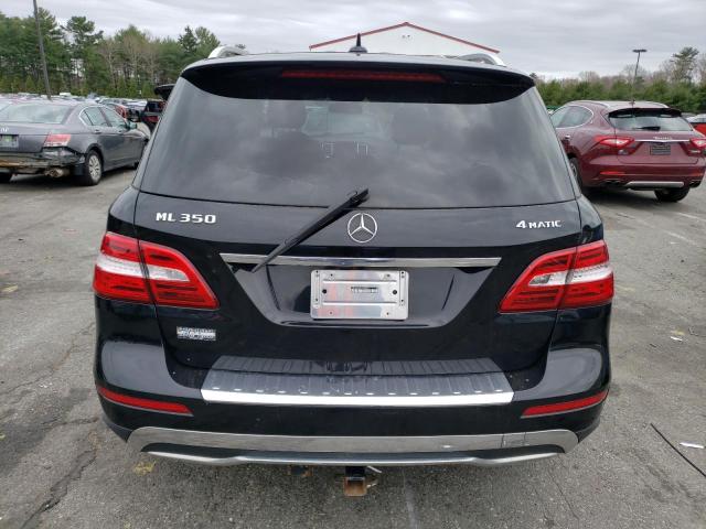 4JGDA5HBXEA366482 - 2014 MERCEDES-BENZ ML 350 4MATIC BLACK photo 6