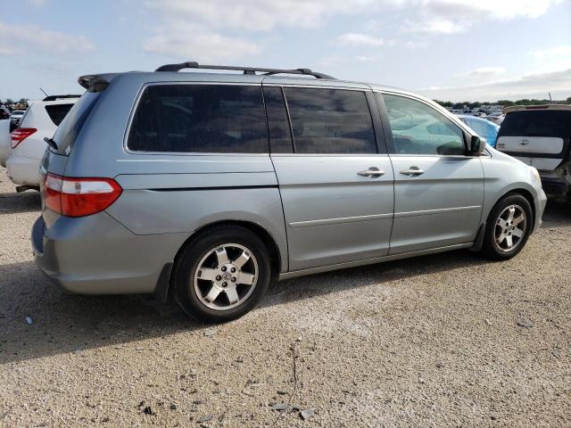 5FNRL388X7B022237 - 2007 HONDA ODYSSEY TOURING TEAL photo 3