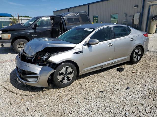 KNAGM4AD0C5018157 - 2012 KIA OPTIMA HYBRID SILVER photo 1