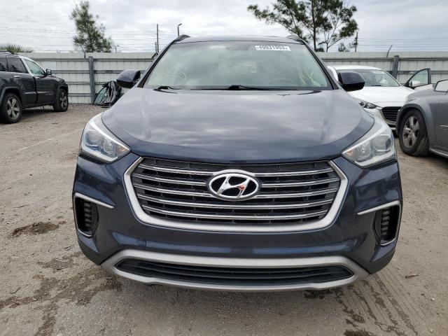 KM8SM4HF2HU233259 - 2017 HYUNDAI SANTA FE SE BLUE photo 5