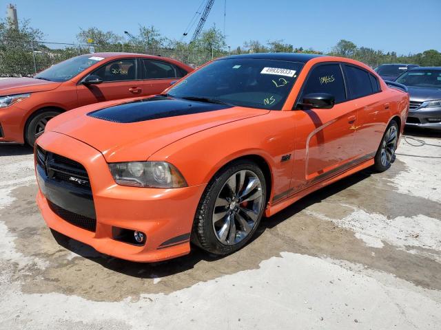 2C3CDXEJ1DH745146 - 2013 DODGE CHARGER SRT-8 TWO TONE photo 1