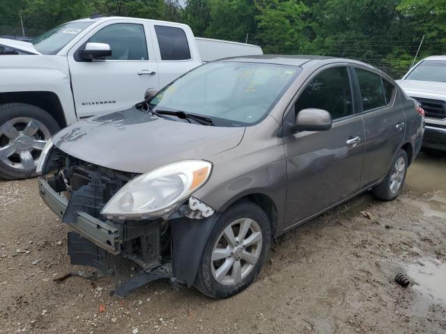 3N1CN7AP6CL891912 - 2012 NISSAN VERSA S GRAY photo 1