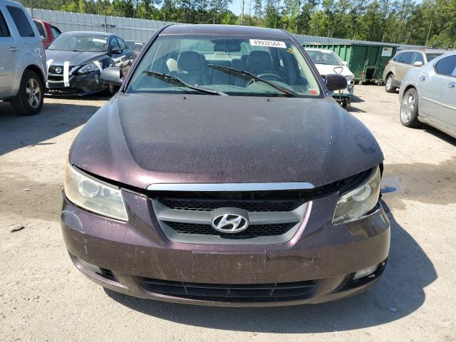 5NPEU46F26H048141 - 2006 HYUNDAI SONATA GLS BROWN photo 5