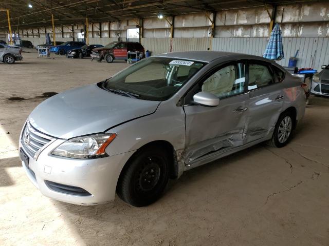 3N1AB7AP6EY210119 - 2014 NISSAN SENTRA S SILVER photo 1