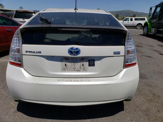 JTDKN3DU2A1151992 - 2010 TOYOTA PRIUS WHITE photo 6