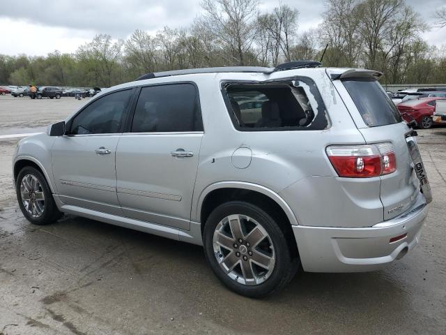 1GKKVTED9CJ160209 - 2012 GMC ACADIA DENALI SILVER photo 2