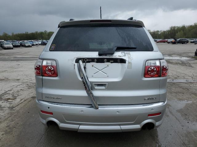 1GKKVTED9CJ160209 - 2012 GMC ACADIA DENALI SILVER photo 6