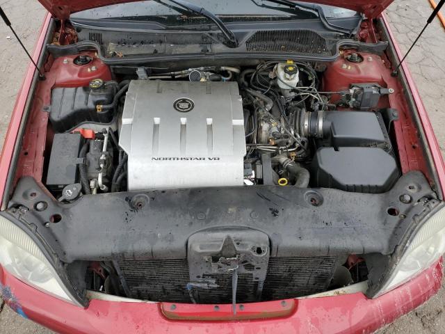 1G6KD54Y44U184127 - 2004 CADILLAC DEVILLE RED photo 11