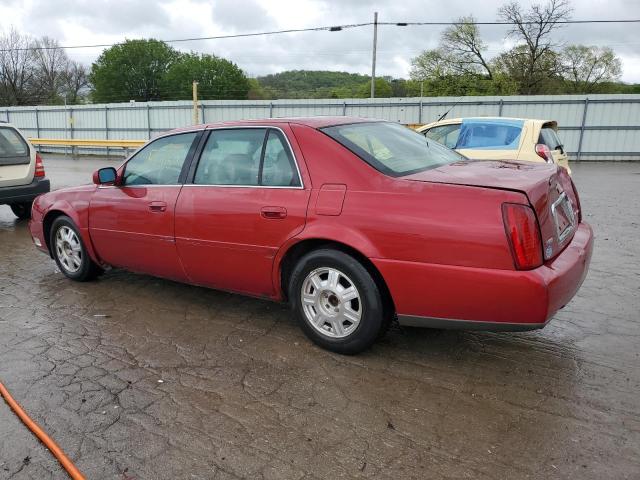 1G6KD54Y44U184127 - 2004 CADILLAC DEVILLE RED photo 2