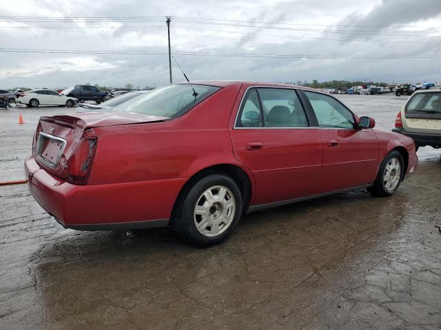 1G6KD54Y44U184127 - 2004 CADILLAC DEVILLE RED photo 3