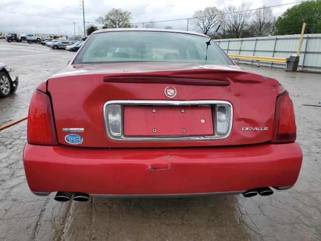 1G6KD54Y44U184127 - 2004 CADILLAC DEVILLE RED photo 6