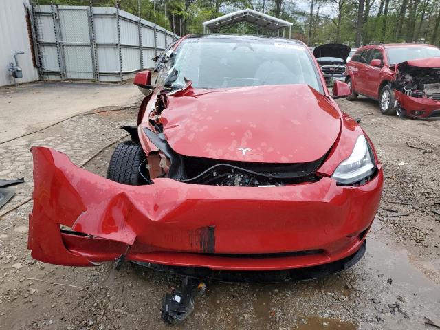 7SAYGDEE1PA158918 - 2023 TESLA MODEL Y RED photo 5