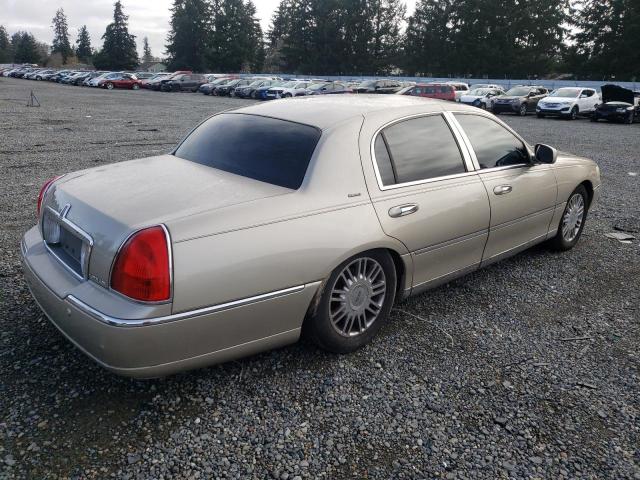 1LNHM83W24Y662820 - 2004 LINCOLN TOWN CAR ULTIMATE BEIGE photo 3