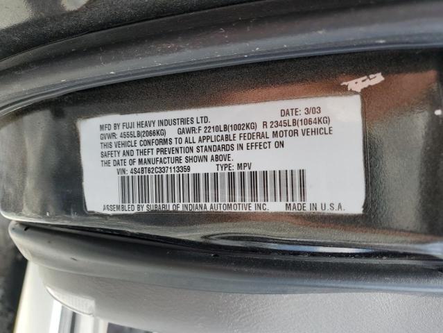 4S4BT62C337113359 - 2003 SUBARU BAJA SPORT TWO TONE photo 12