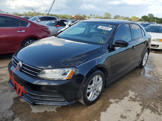 3VW2B7AJ5JM240952 - 2018 VOLKSWAGEN JETTA S BLACK photo 1