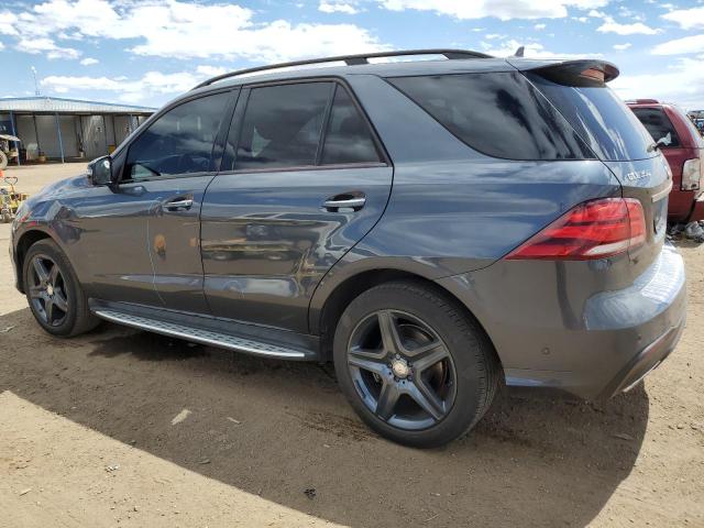 4JGDA5HB4GA765827 - 2016 MERCEDES-BENZ GLE 350 4MATIC GRAY photo 2