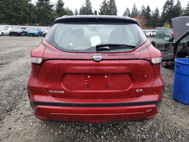 3N1CP5DV4PL561524 - 2023 NISSAN KICKS SR RED photo 6