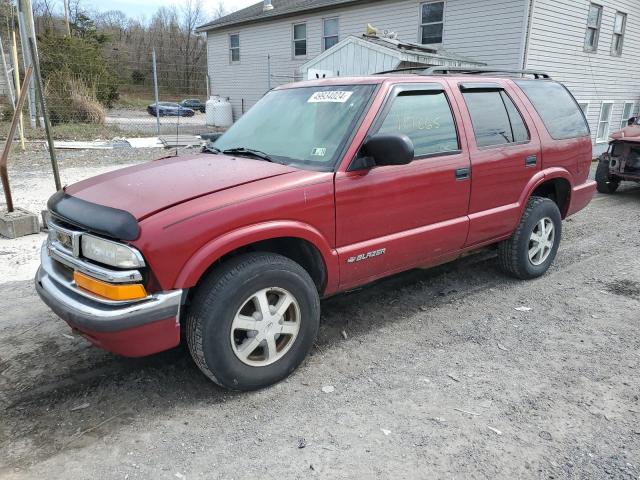 1GNDT13W8XK111366 - 1999 CHEVROLET BLAZER RED photo 1