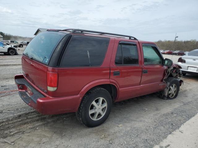 1GNDT13W8XK111366 - 1999 CHEVROLET BLAZER RED photo 3