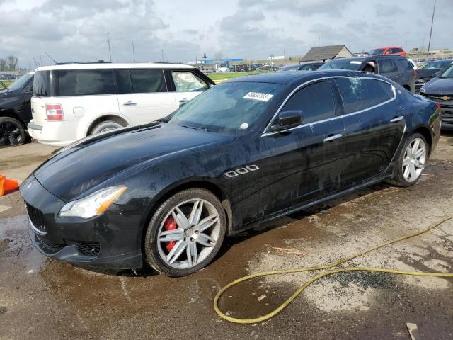 ZAM56RRA8E1123837 - 2014 MASERATI QUATTROPOR S BLACK photo 1