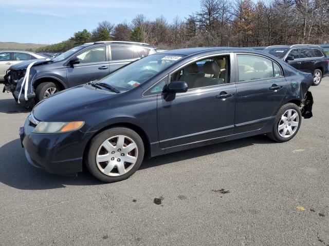 1HGFA16566L047638 - 2006 HONDA CIVIC LX BLACK photo 1