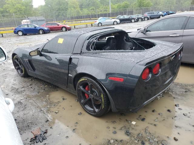 1G1YW2DW4C5102042 - 2012 CHEVROLET CORVETTE GRAND SPORT BLACK photo 2