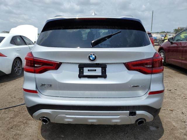 5UXTY5C04M9G92040 - 2021 BMW X3 XDRIVE30I SILVER photo 6