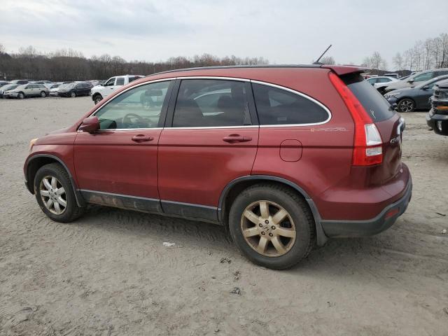 JHLRE38718C042993 - 2008 HONDA CR-V EXL RED photo 2