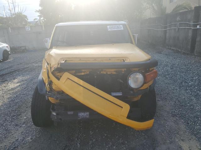 JTEZU11F670002216 - 2007 TOYOTA FJ CRUISER YELLOW photo 5