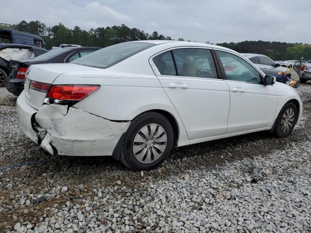 1HGCP2F33BA094993 - 2011 HONDA ACCORD LX WHITE photo 3