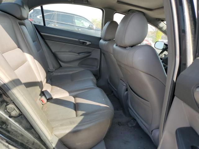 2HGFA16938H320148 - 2008 HONDA CIVIC EXL შავი ფოტო 10