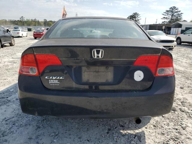 2HGFA16938H320148 - 2008 HONDA CIVIC EXL შავი ფოტო 6