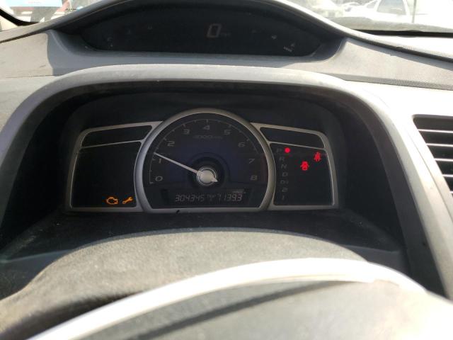 2HGFA16938H320148 - 2008 HONDA CIVIC EXL შავი ფოტო 9