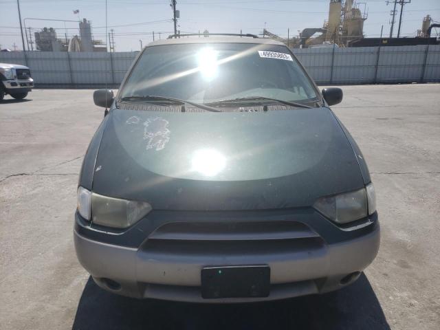 4N2ZN17T11D829679 - 2001 NISSAN QUEST GLE GREEN photo 5